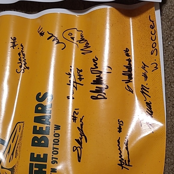 Baylor Bears Autographed Posters - Picture 5 of 15